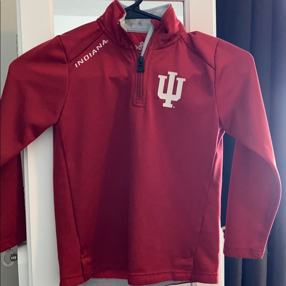 Boys IU quarter zip pullover